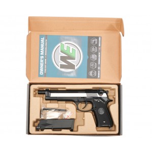 Страйкбольный пистолет WE Beretta M92F CO2, 2 tone WE-M007A-CO2